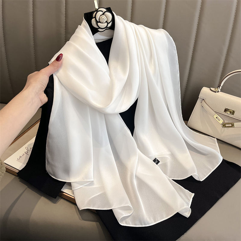Silk Scarf Square - 2024 Luxury Brand Spring Large Long