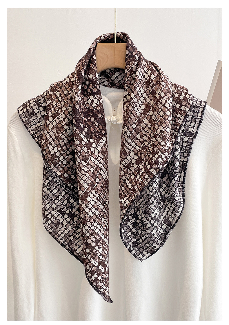 Silk Scarf Square - 70% Wool 30% Silk Scarves for