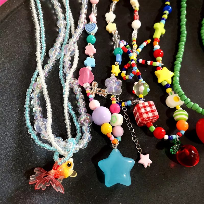Cute Summer Y2K Heart Fruit To - đánh giá và giá Women'S Emo Accessories