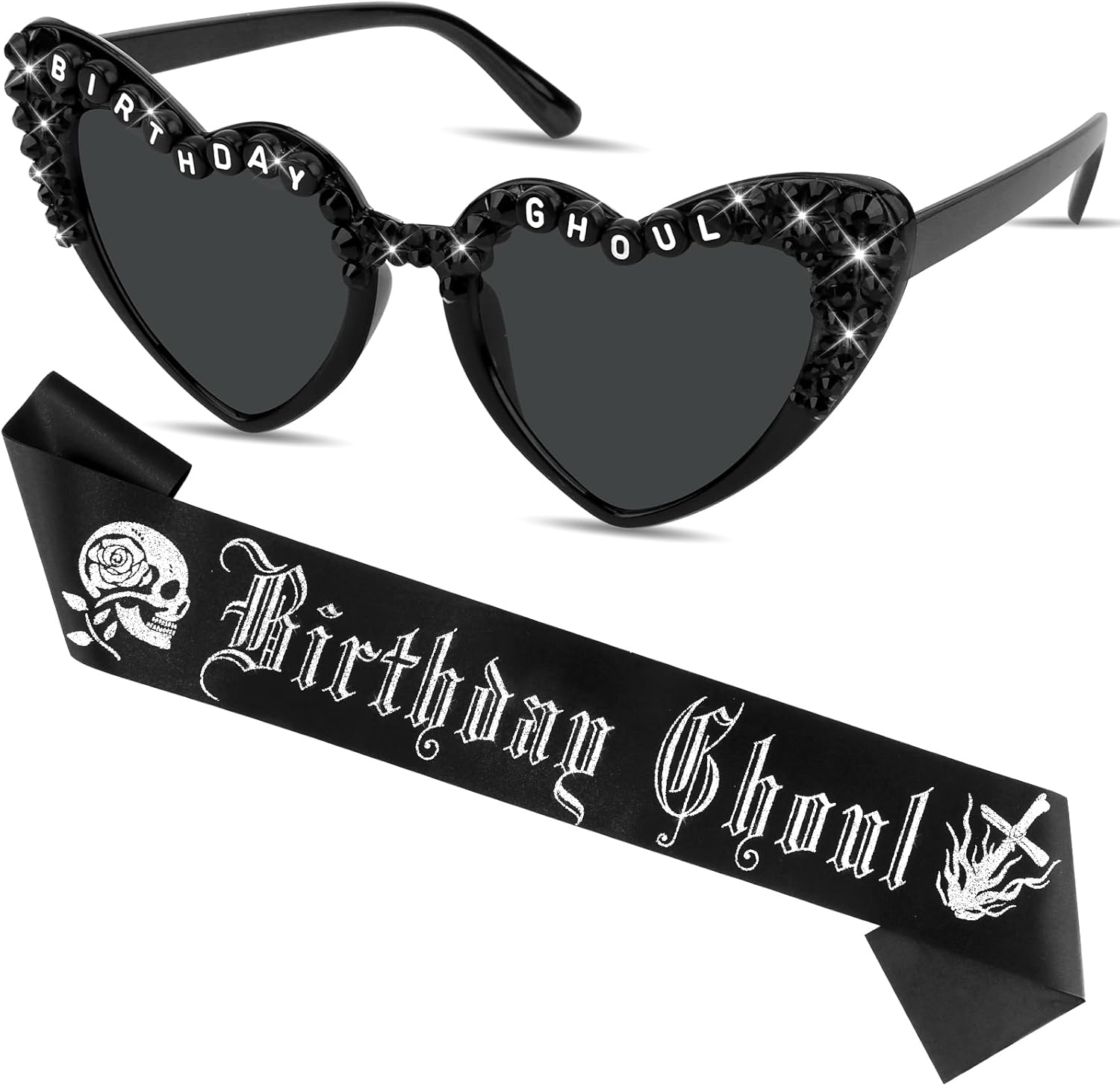 Goth Birthday Sash and Sunglas - đánh giá và giá Women'S Emo Accessories