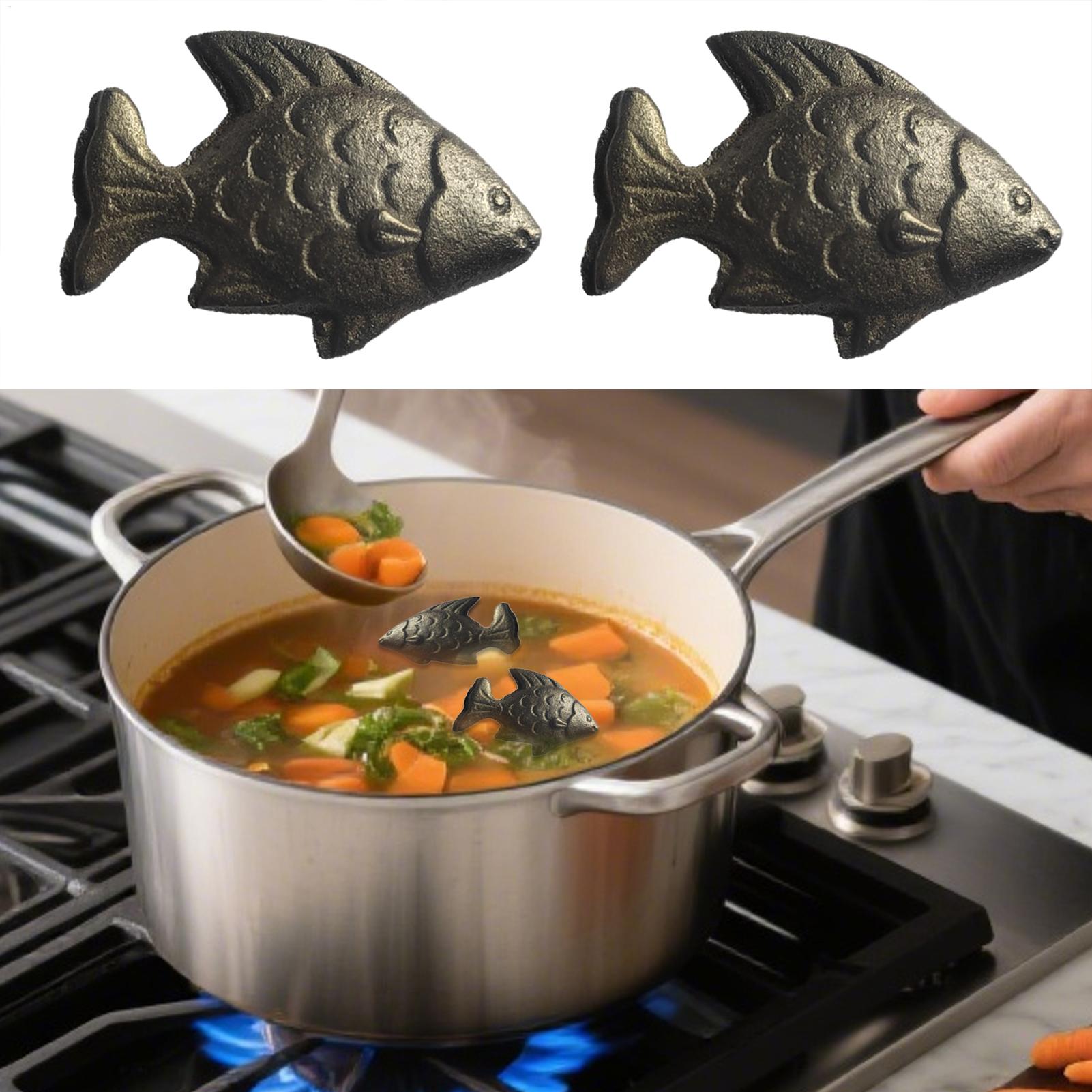 Iron Fish Cooking Tool Natural - đánh giá và giá Women Kitchen Accessories