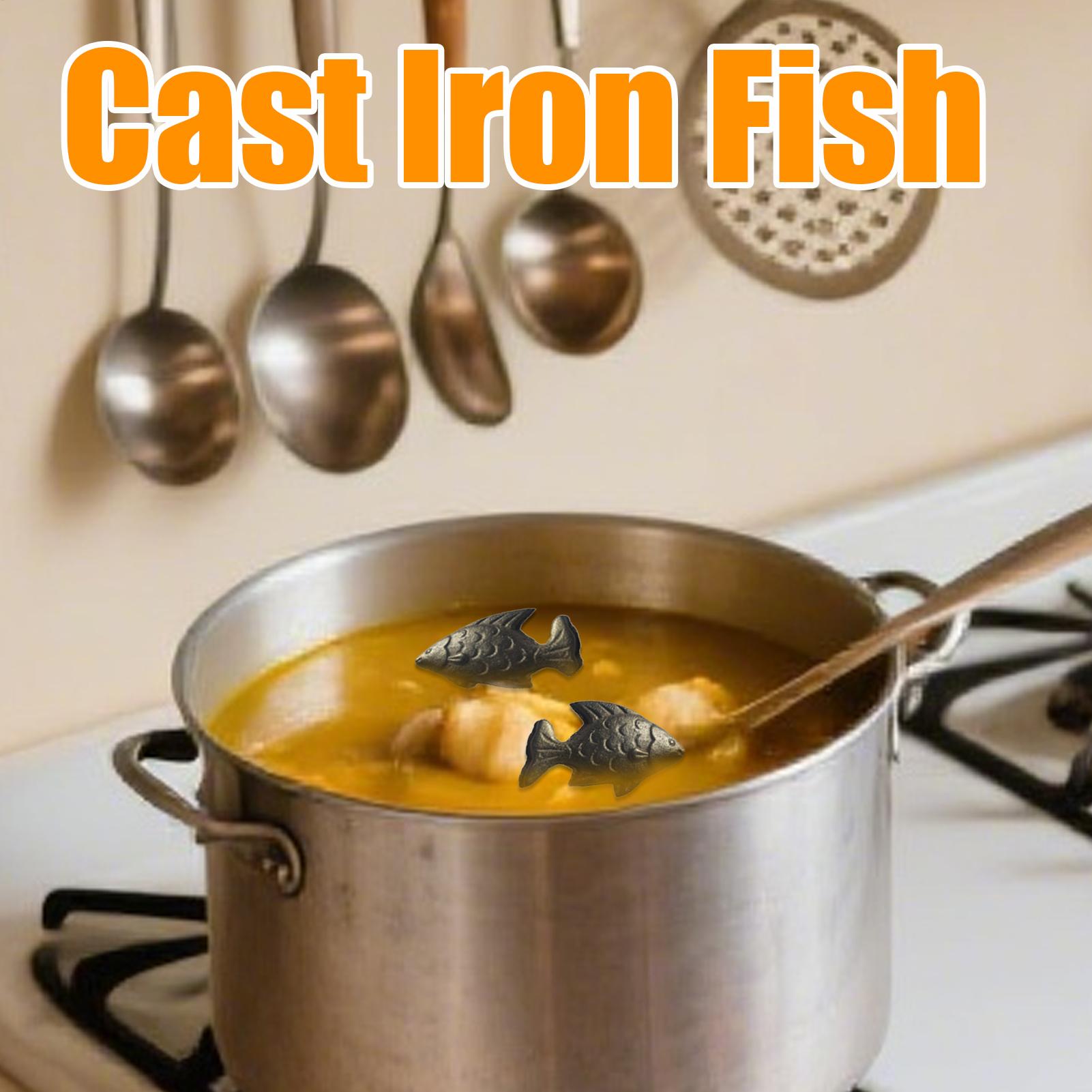 Iron Fish Cooking Tool Natural - đánh giá và giá Women Kitchen Accessories